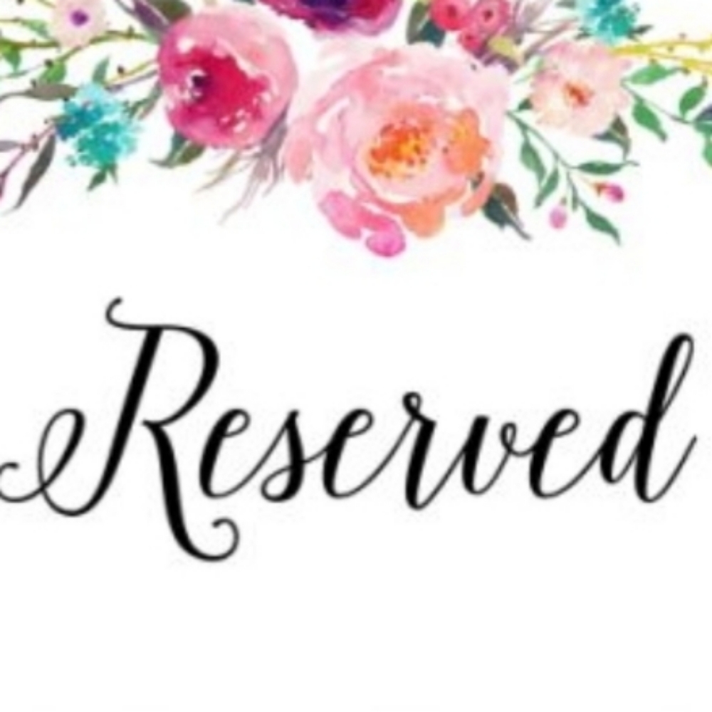 Reserved for @yayshay